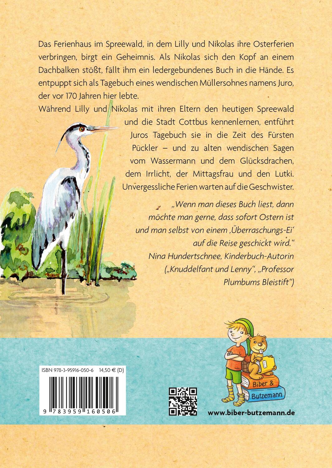 Rückseite: 9783959160506 | Abenteuer im Spreewald | Nicole Grom | Buch | Lilly und Nikolas | 2019