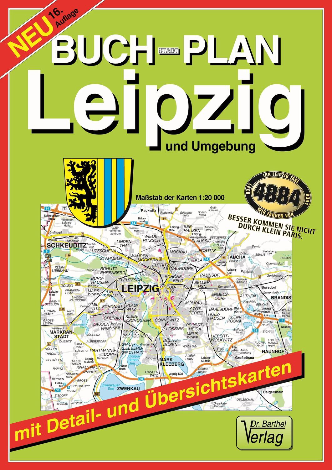 Cover: 9783895910111 | Leipzig und Umgebung 1 : 20 000. Buchstadtplan | Taschenbuch | Deutsch
