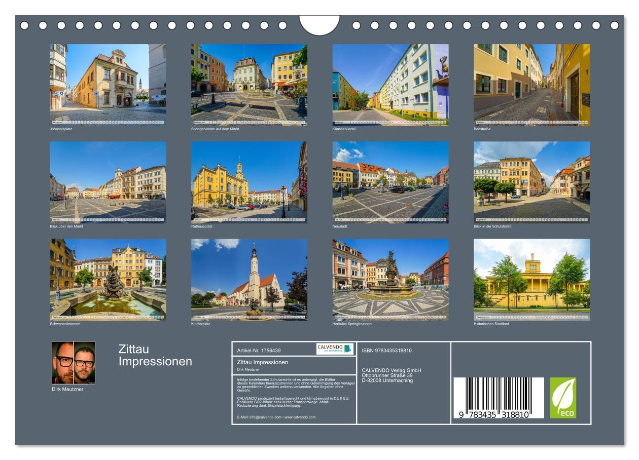 Bild: 9783435318810 | Zittau Impressionen (Wandkalender 2025 DIN A4 quer), CALVENDO...