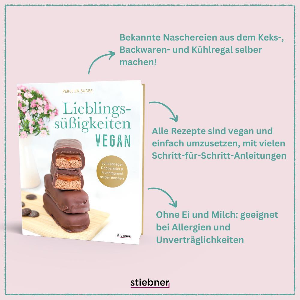 Bild: 9783830710790 | Lieblingssüßigkeiten vegan | Perle en sucre | Buch | 160 S. | Deutsch