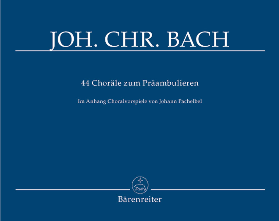 Cover: 9790006401277 | 44 Choräle zum Präambulieren für Orgel | Johann Christian Bach | Buch