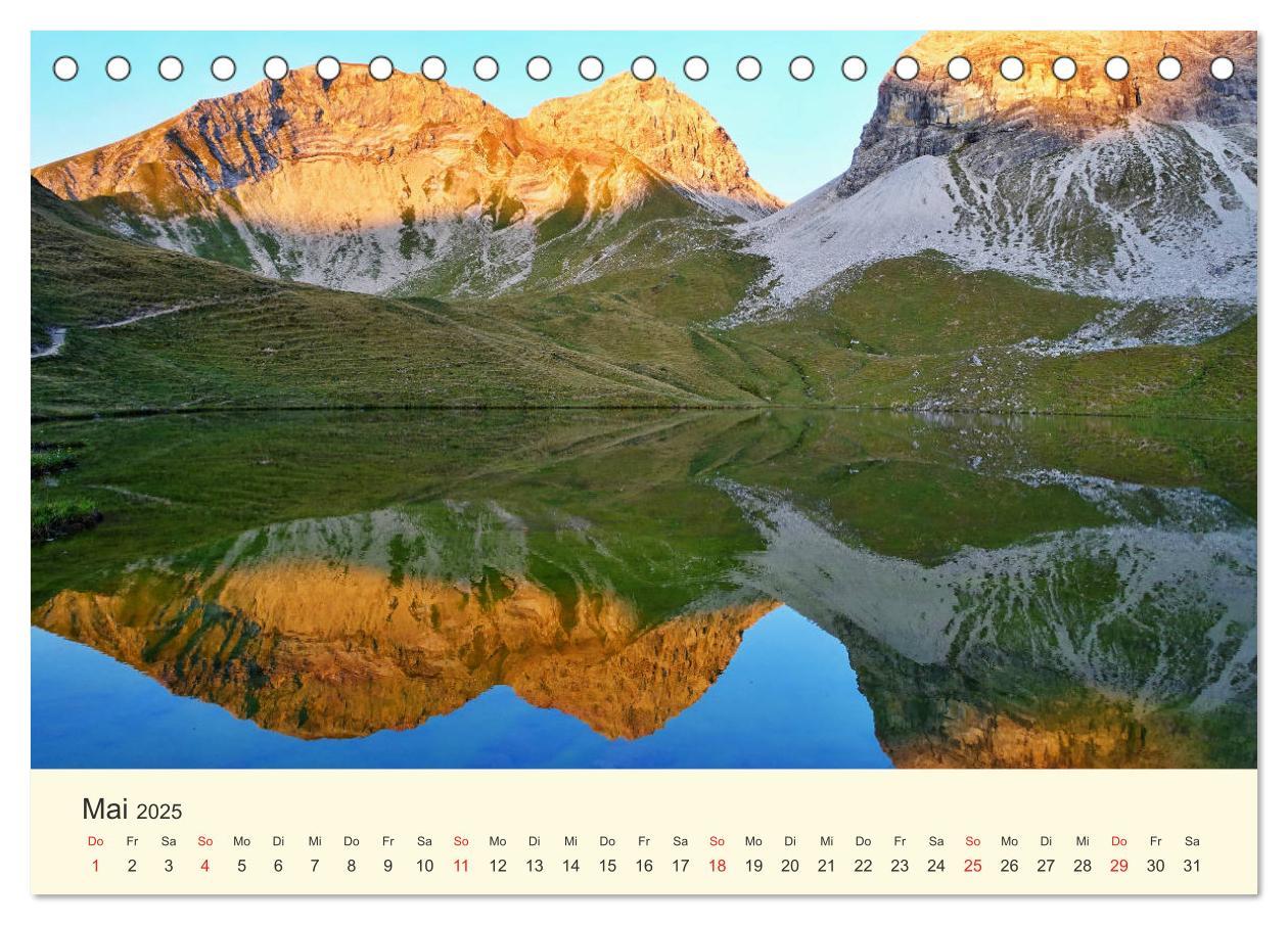 Bild: 9783435191116 | Wanderglück im Allgäu (Tischkalender 2025 DIN A5 quer), CALVENDO...