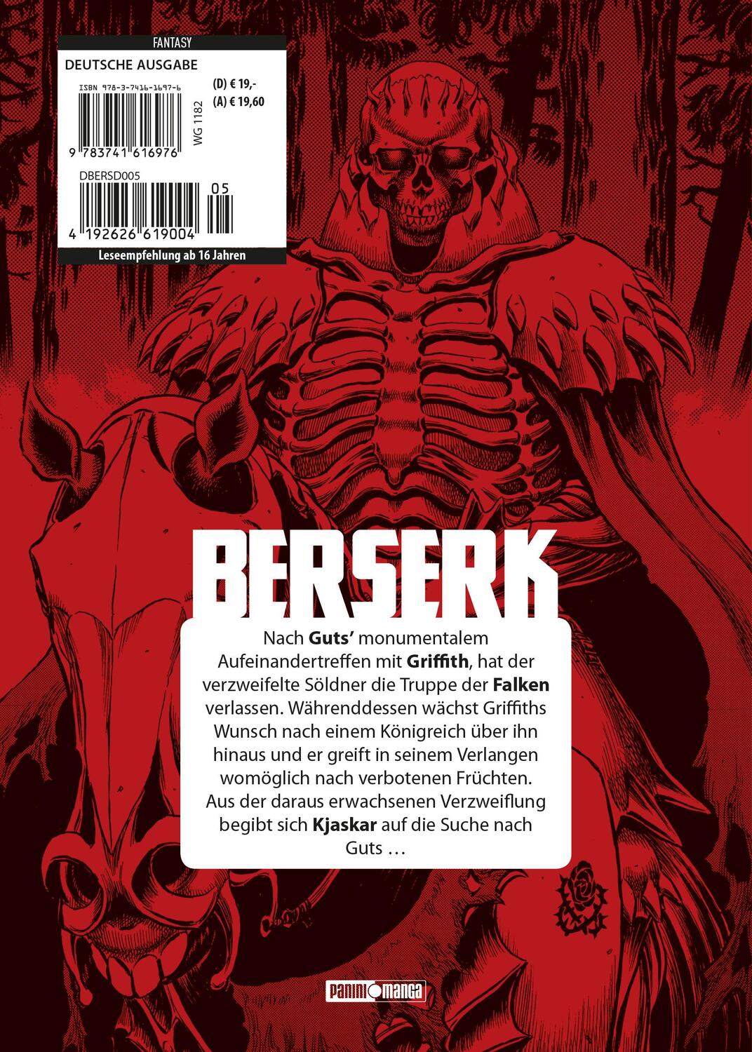 Rückseite: 9783741616976 | Berserk: Ultimative Edition | Bd. 5 | Kentaro Miura | Taschenbuch