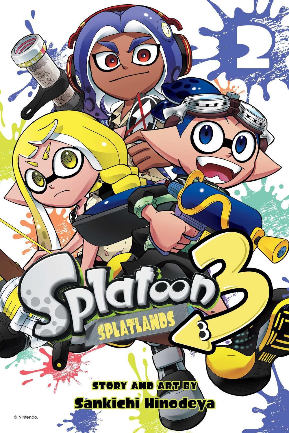 Cover: 9781974746361 | Splatoon 3: Splatlands, Vol. 2 | Sankichi Hinodeya | Taschenbuch