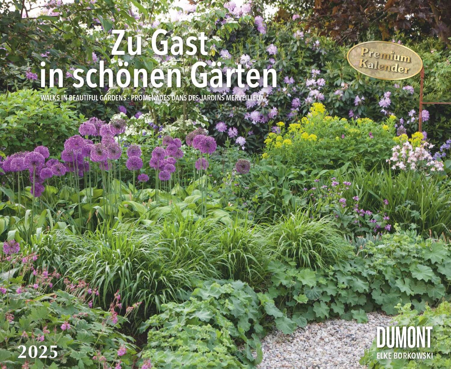 Cover: 4250809653440 | Zu Gast in schönen Gärten 2025 - DUMONT Garten-Kalender -...