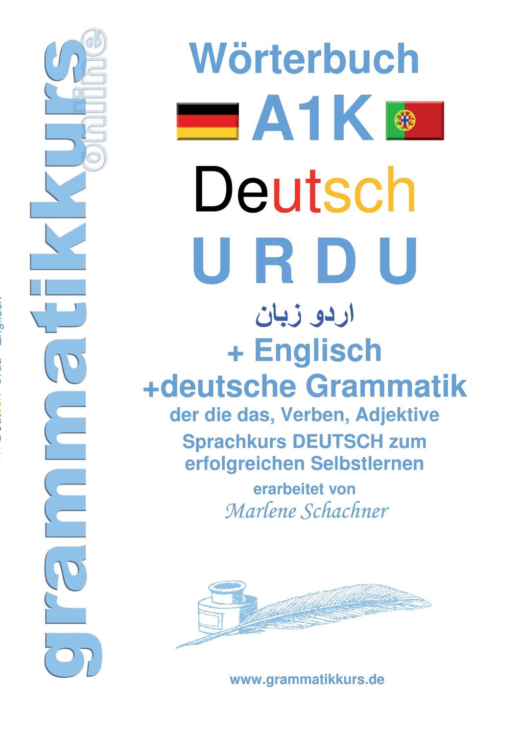 Cover: 9783735782144 | Wörterbuch A1K Deutsch - Urdu - Englisch | Aziz-Schachner | Buch