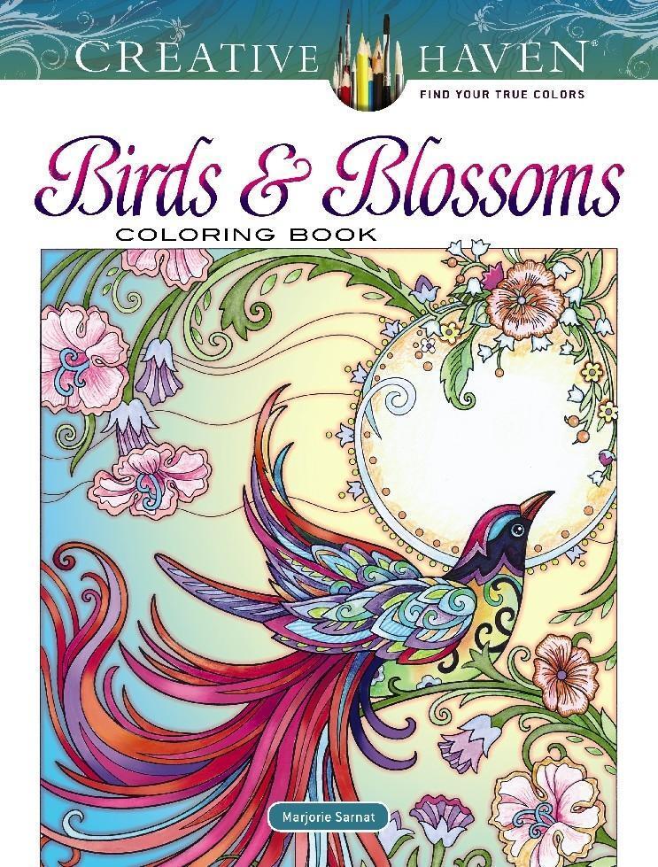Cover: 9780486832340 | Creative Haven Birds and Blossoms Coloring Book | Marjorie Sarnat