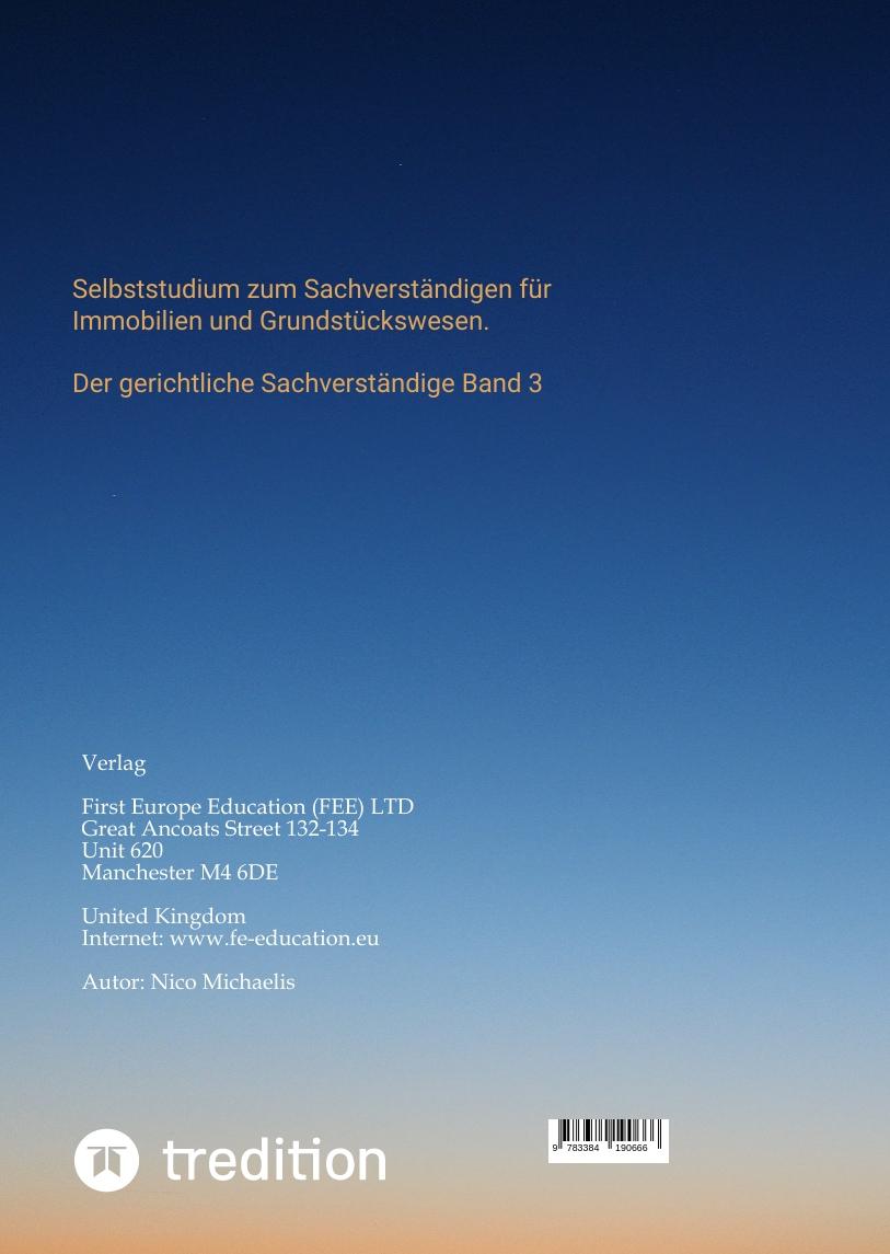 Rückseite: 9783384190666 | SV für Immobilien &amp; Grundstückswesen | Nico Michaelis | Buch | 300 S.