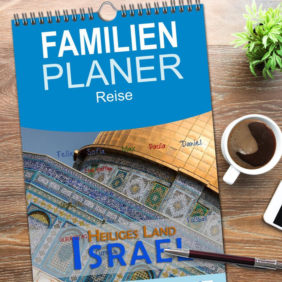 Bild: 9783457116555 | Familienplaner 2025 - Israel - Heiliges Land mit 5 Spalten...