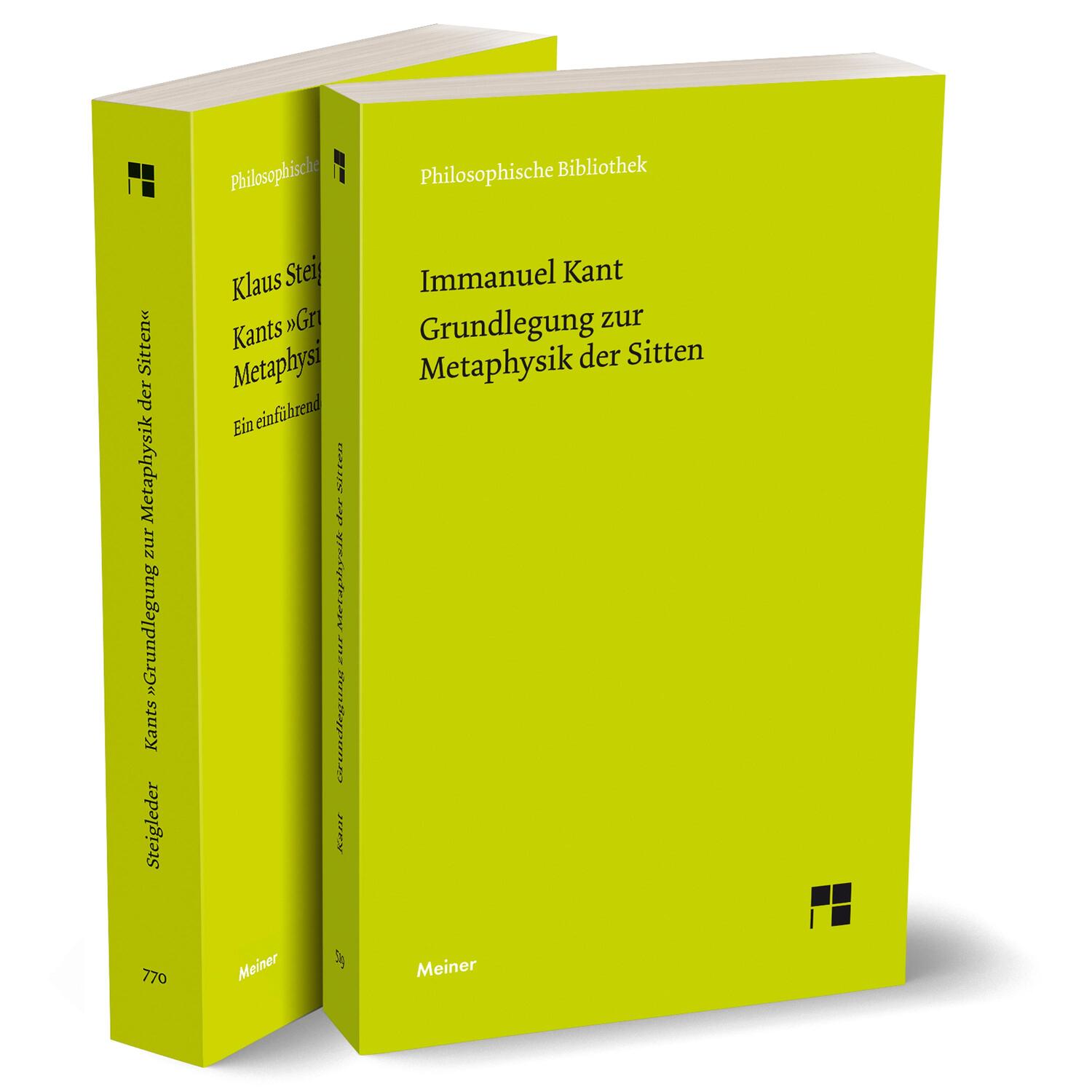 Cover: 9783787346462 | Grundlegung zur Metaphysik der Sitten + Kommentar (Set) | Kant (u. a.)