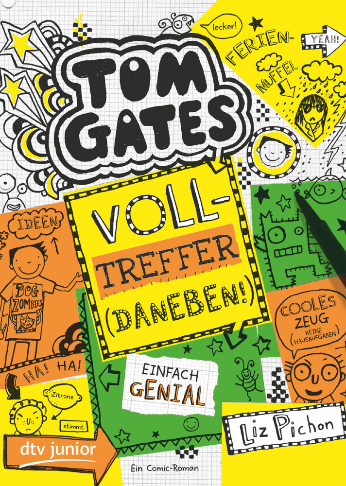 Cover: 9783423718097 | Tom Gates: Volltreffer (Daneben!) | Cooler Comicroman ab 9 | Pichon