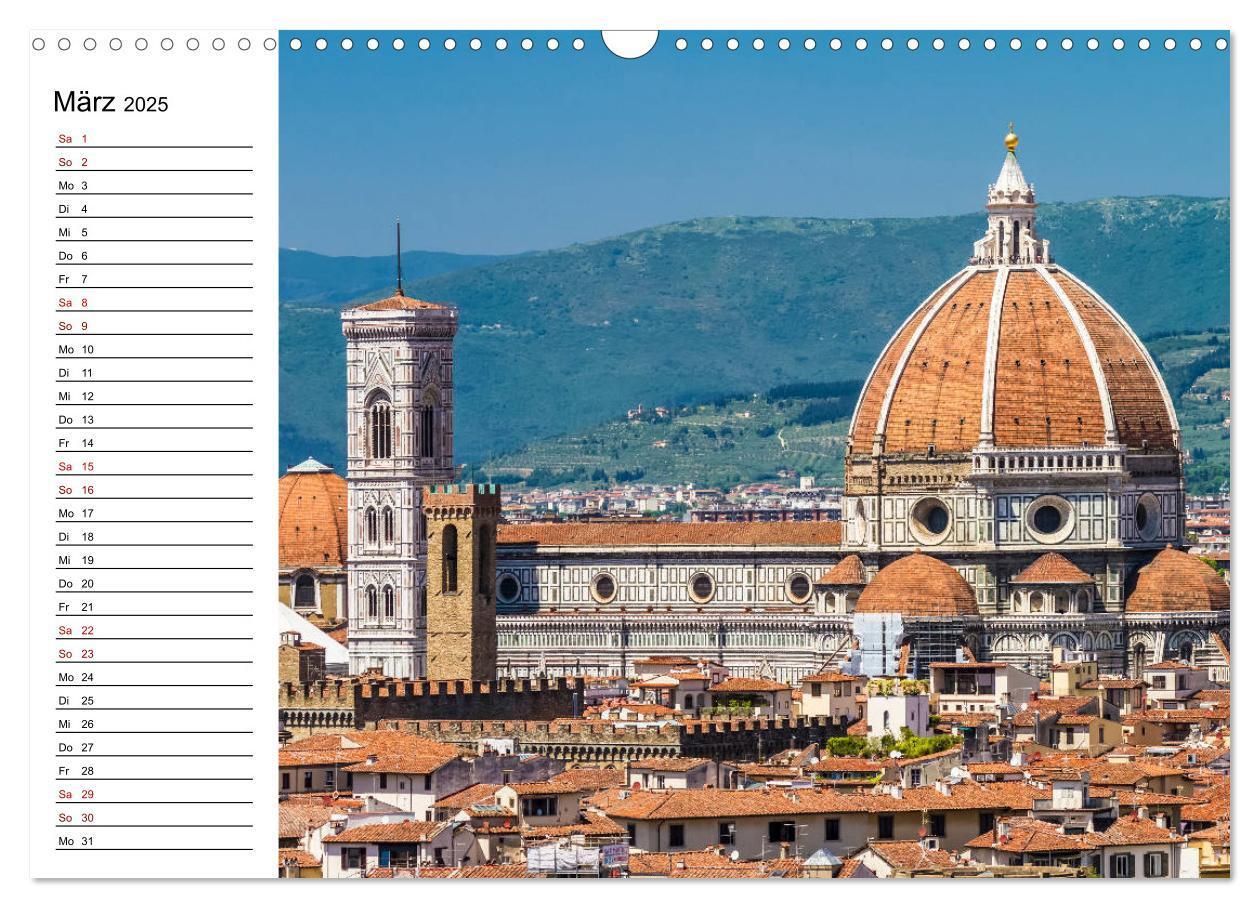 Bild: 9783435455553 | Impressionen aus FLORENZ (Wandkalender 2025 DIN A3 quer), CALVENDO...