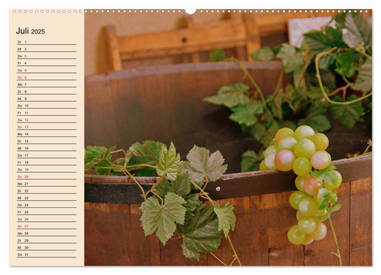 Bild: 9783435513178 | Weinanbau. Von der Traube zum Wein (Wandkalender 2025 DIN A2 quer),...