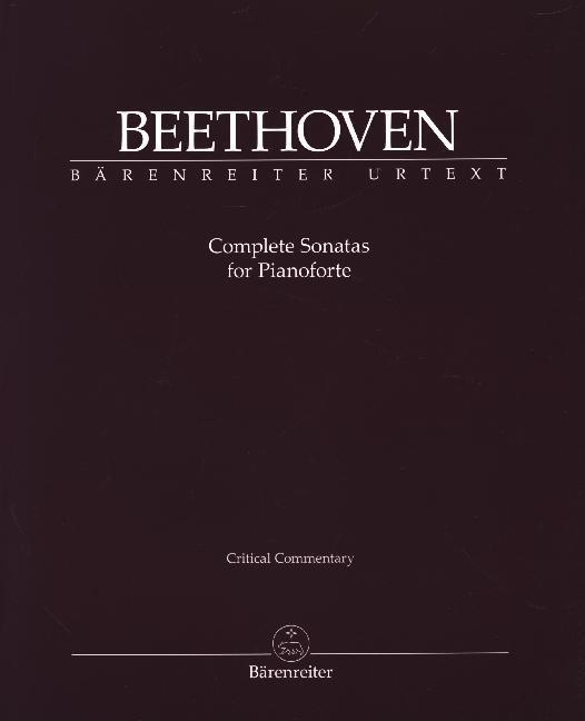 Cover: 9790006568185 | Complete Sonatas for Pianoforte | Kritischer Bericht, Sammelband