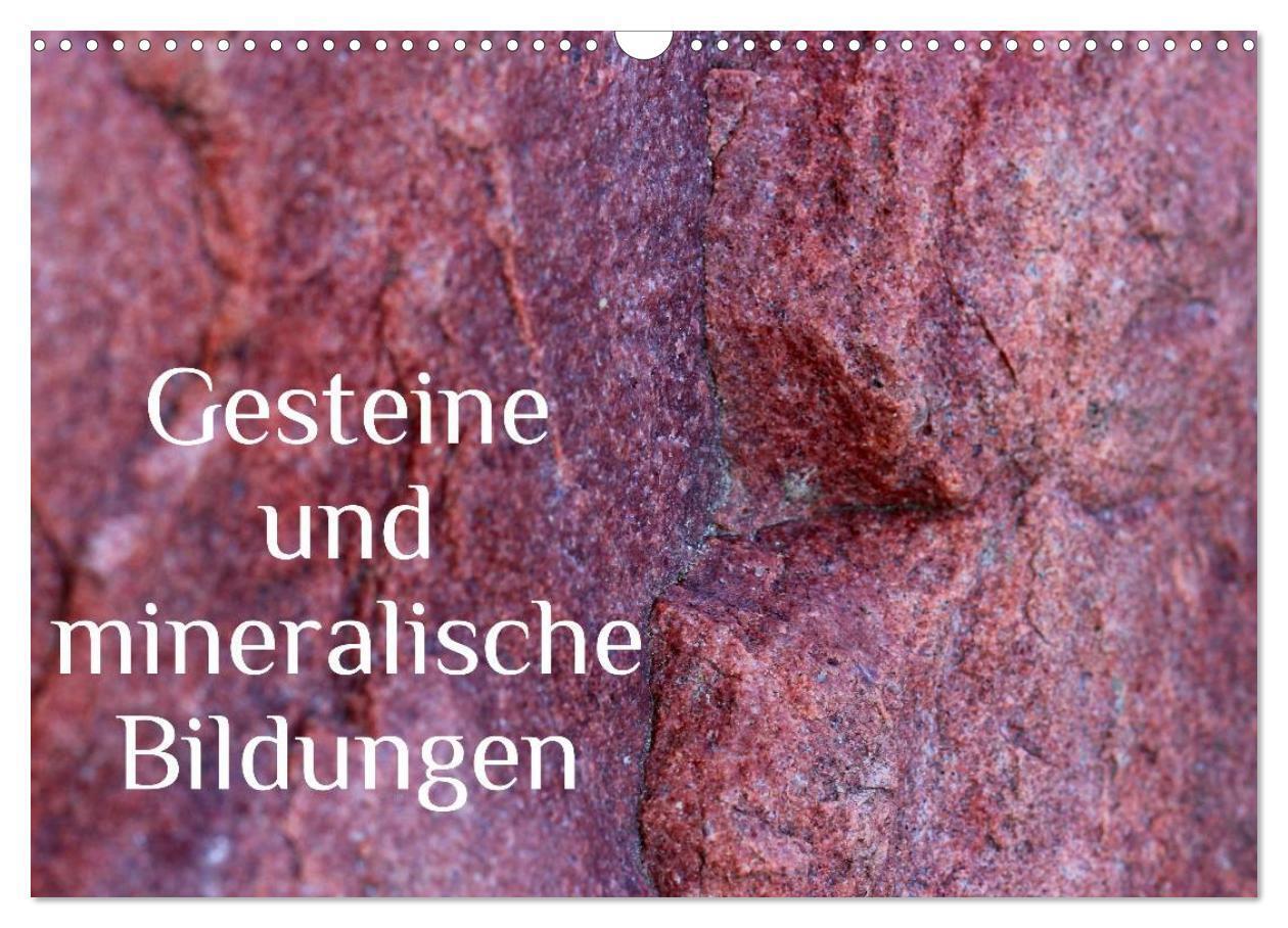 Cover: 9783383468636 | Gesteine und mineralische Bildungen (Wandkalender 2024 DIN A3...