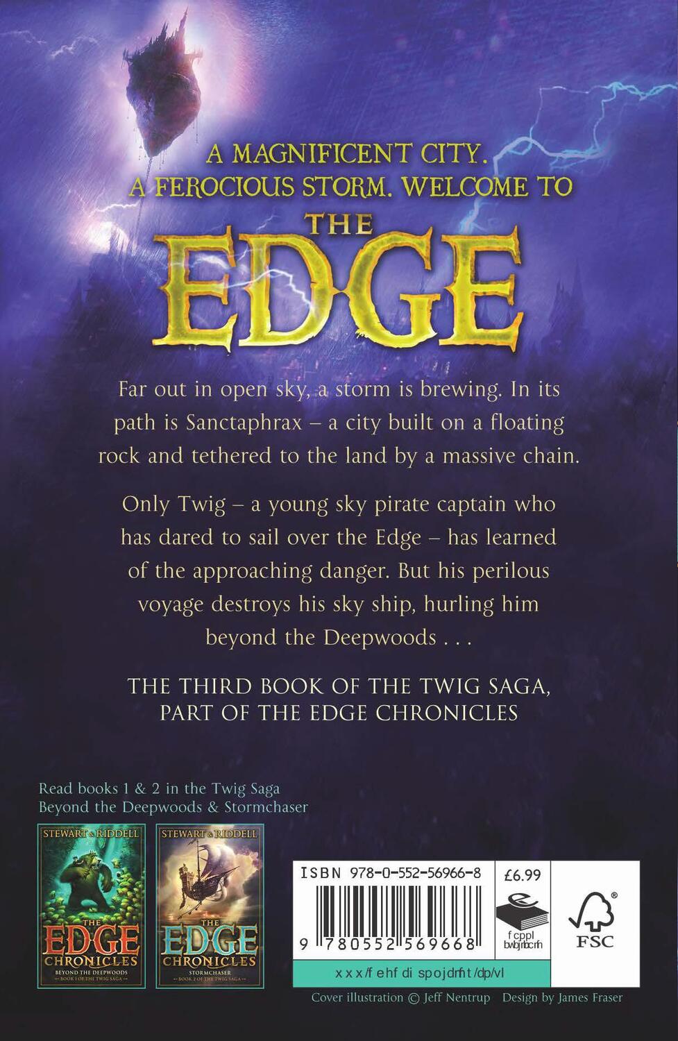Rückseite: 9780552569668 | The Edge Chronicles 6: Midnight Over Sanctaphrax | Third Book of Twig