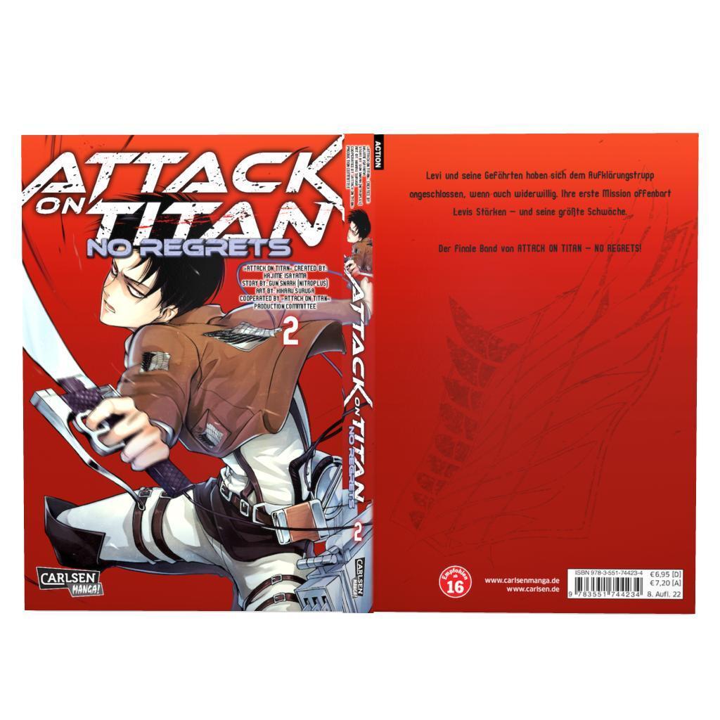 Bild: 9783551744234 | Attack on Titan - No Regrets 2 | Hajime Isayama (u. a.) | Taschenbuch