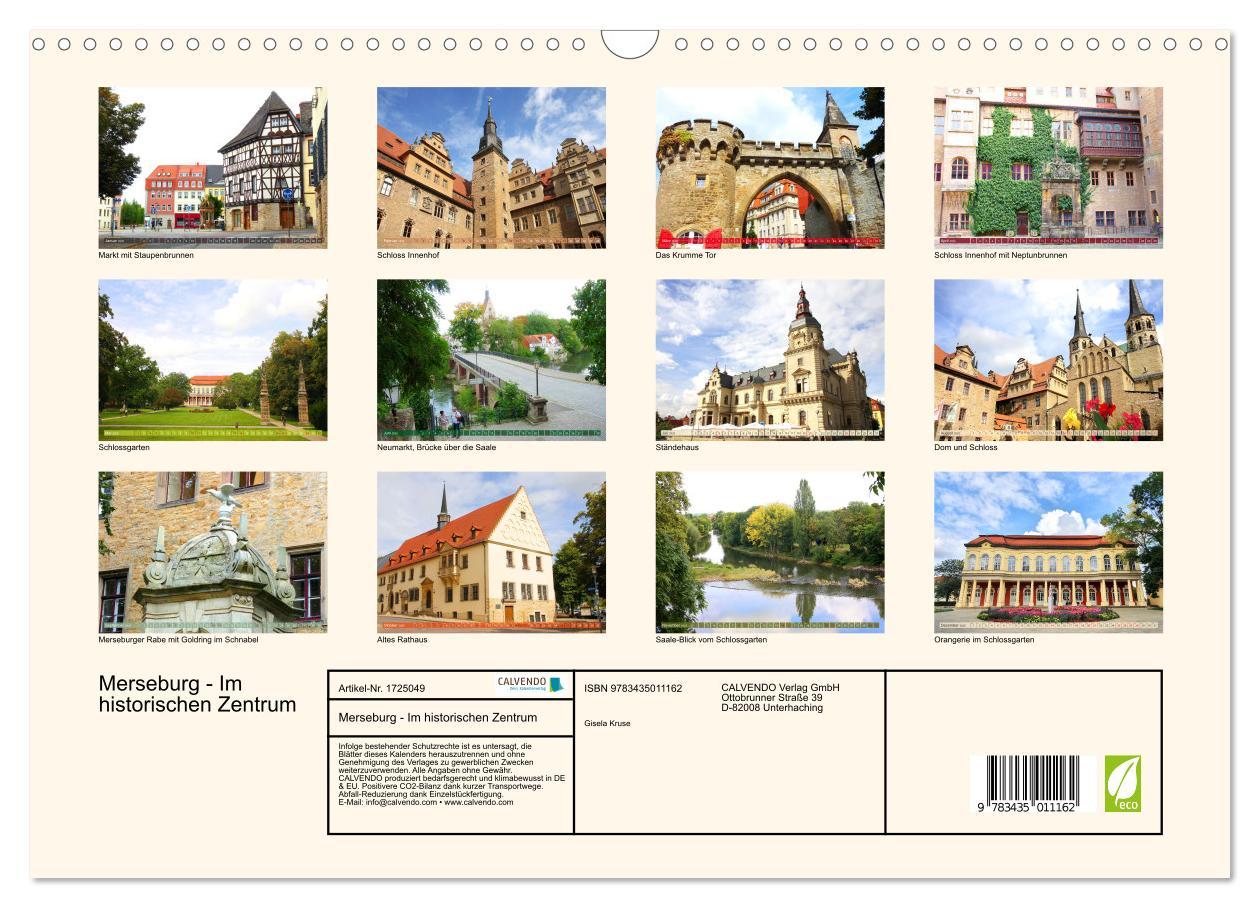 Bild: 9783435011162 | Merseburg - Im historischen Zentrum (Wandkalender 2025 DIN A3...