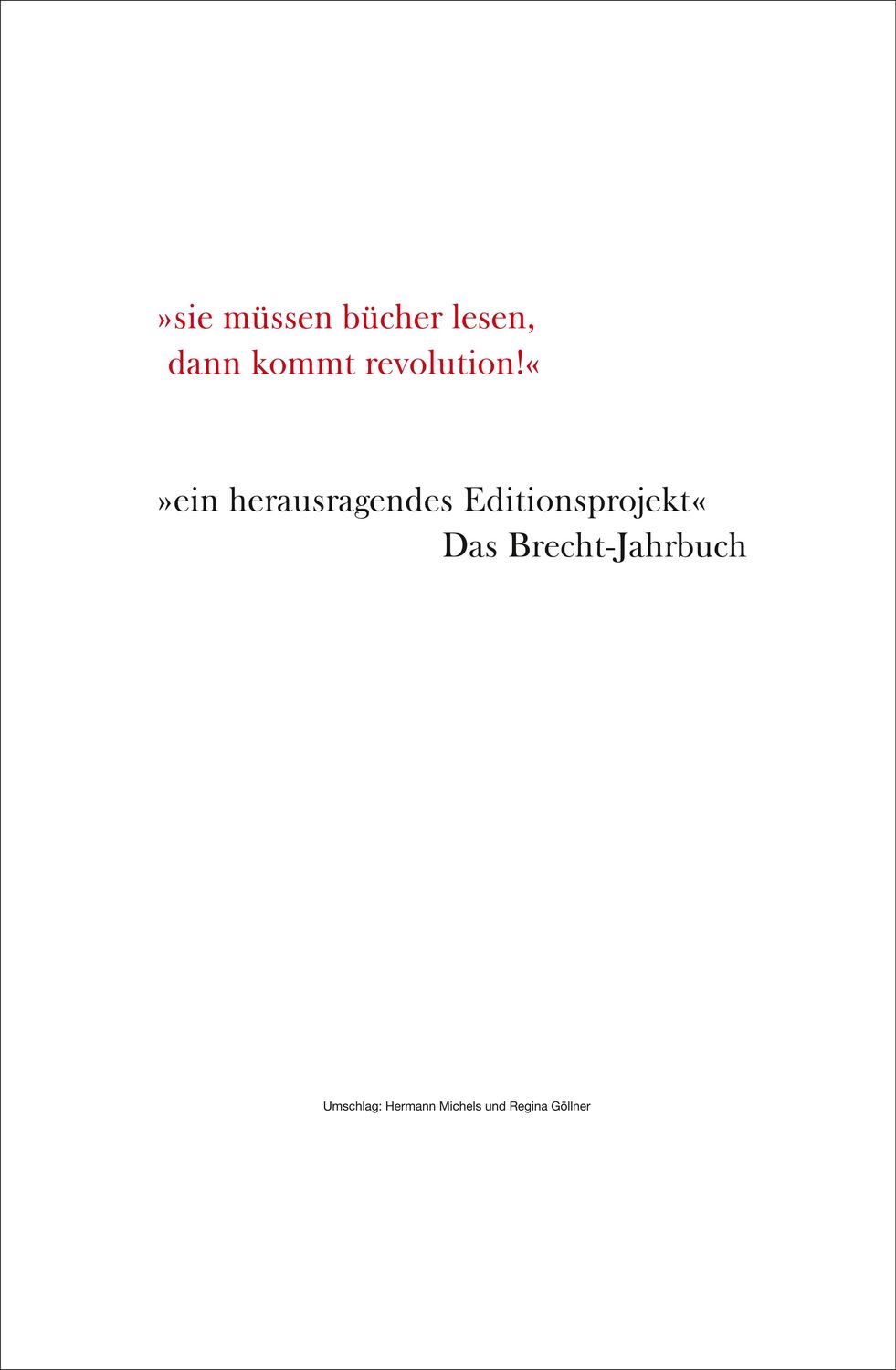 Rückseite: 9783518431023 | Notizbücher 21-23 | Band 6: 1927-29 | Bertolt Brecht | Taschenbuch