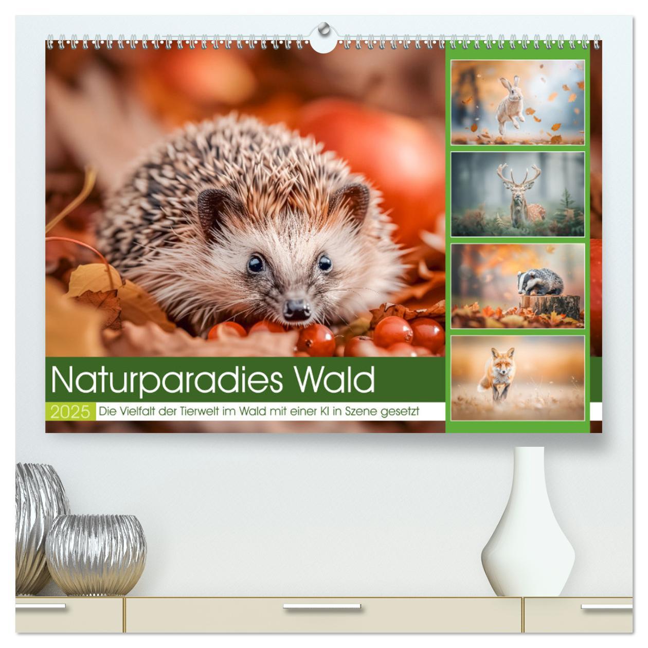 Cover: 9783457165614 | Naturparadies Wald (hochwertiger Premium Wandkalender 2025 DIN A2...