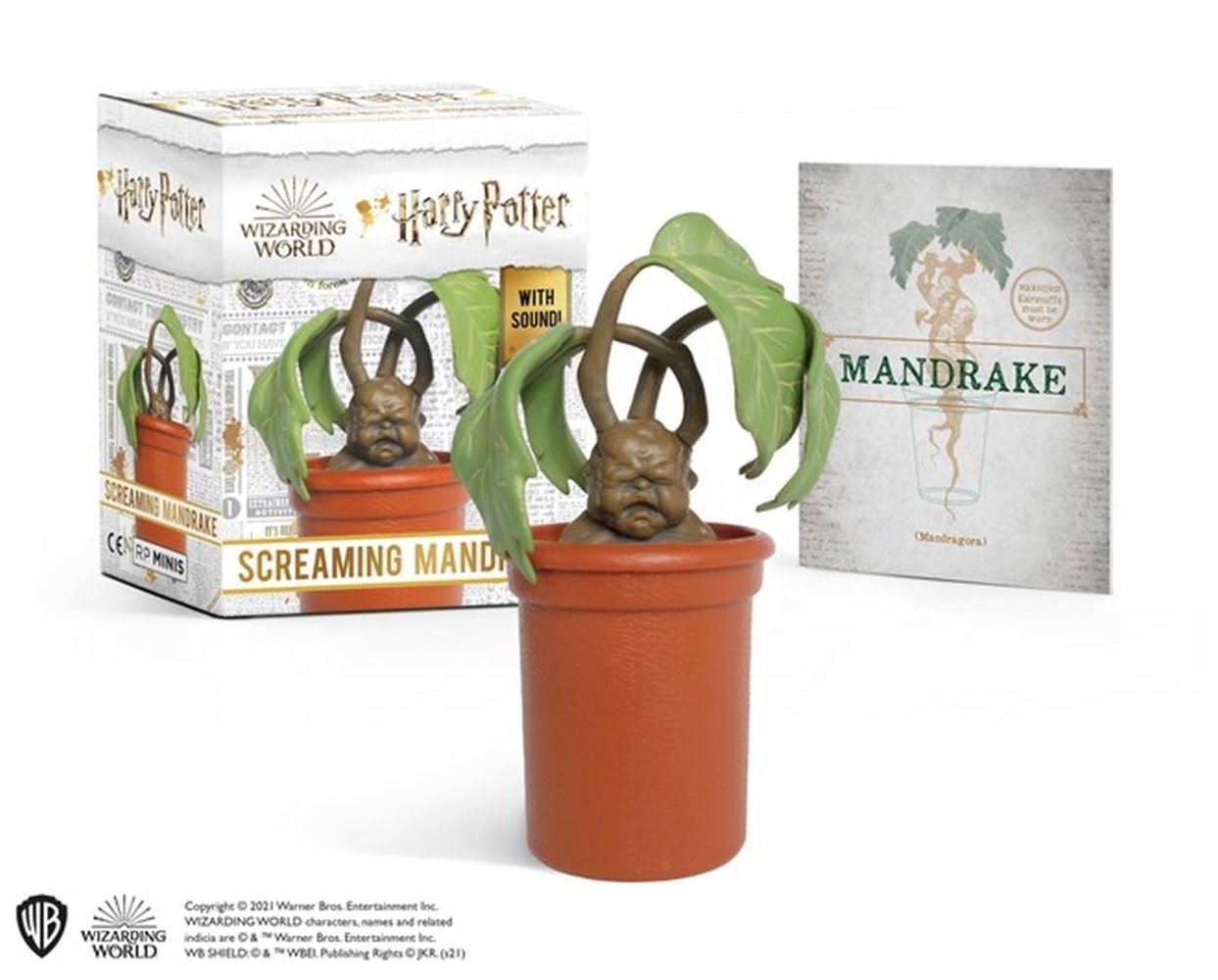 Cover: 9780762474776 | Harry Potter Screaming Mandrake | With Sound! | Donald Lemke | 2022