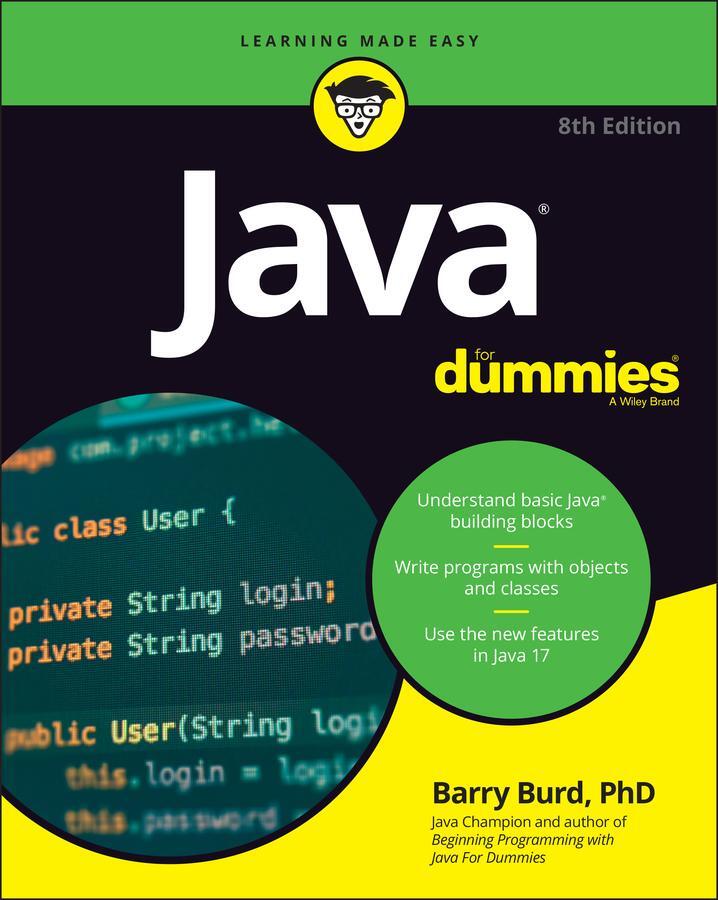 Cover: 9781119861645 | Java For Dummies | Barry Burd | Taschenbuch | For Dummies | 512 S.