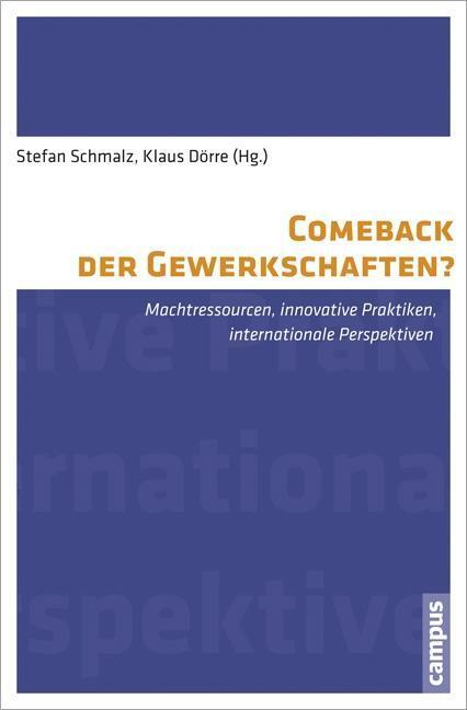 Cover: 9783593398914 | Comeback der Gewerkschaften? | Taschenbuch | 454 S. | Deutsch | 2013