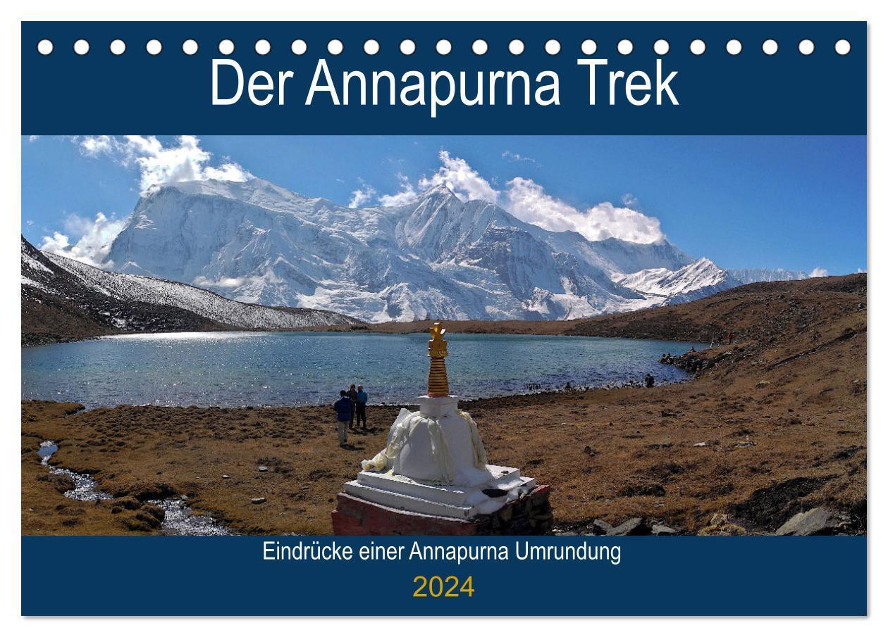 Cover: 9783675661257 | Der Annapurna Trek (Tischkalender 2024 DIN A5 quer), CALVENDO...