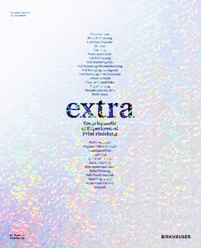 Cover: 9783034600835 | EXTRA, English edition | Encyclopaedia of Experimental Print Finishing