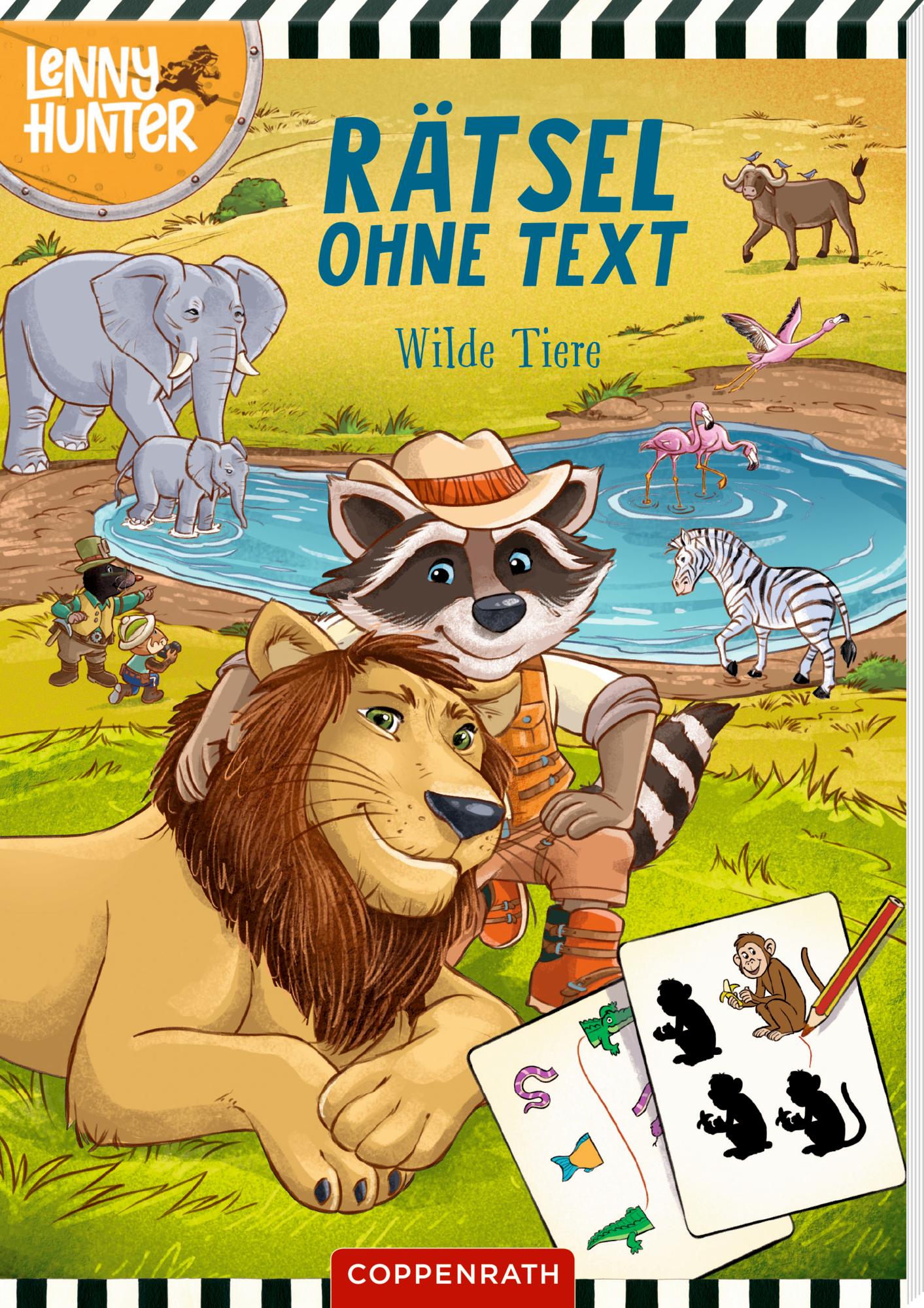 Cover: 9783649648420 | Rätsel ohne Text | Wilde Tiere (Lenny Hunter) | Silvio Neuendorf