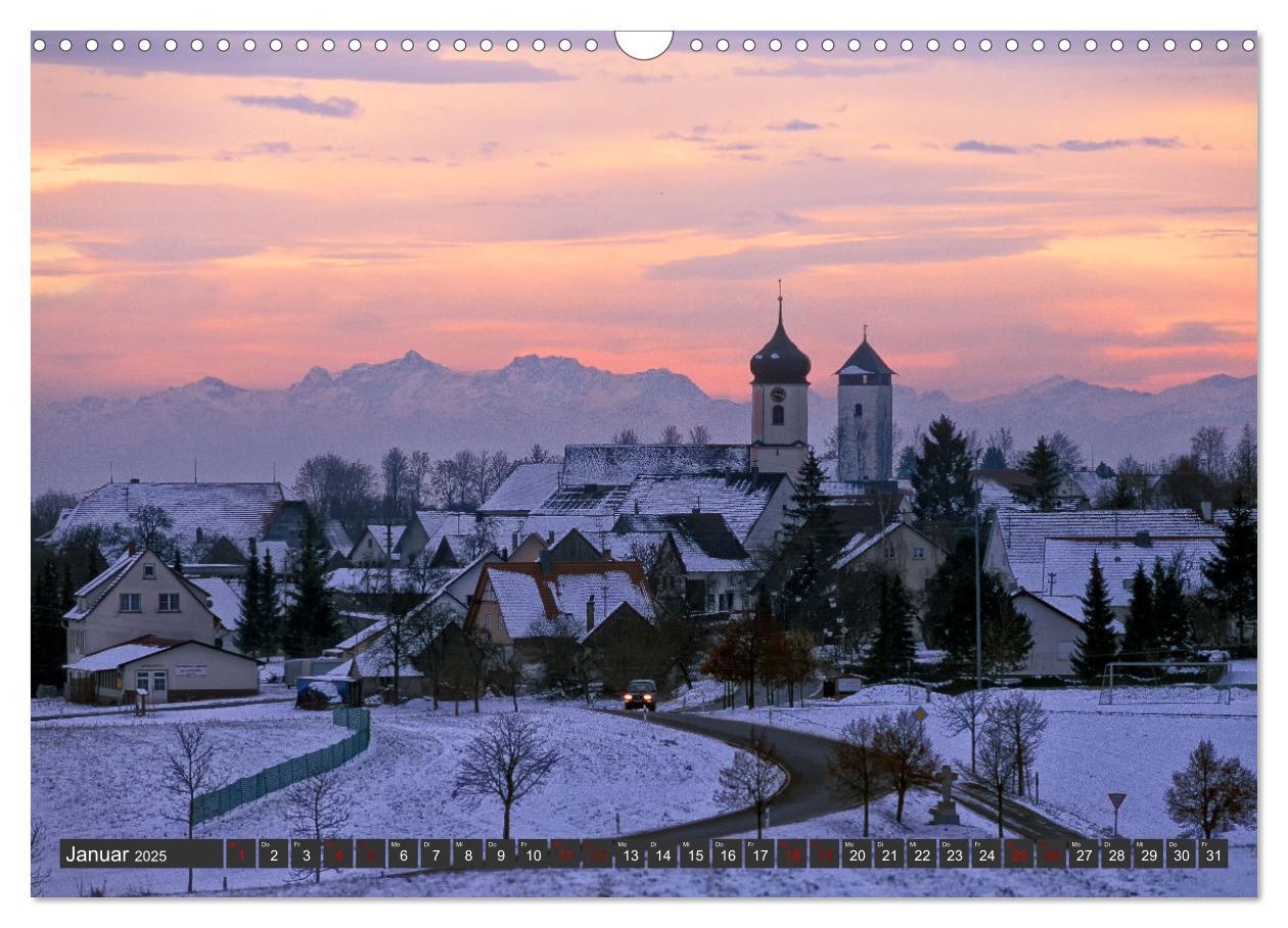 Bild: 9783435036530 | Alpen-Fernsichten von der Südwestalb und Oberen Donau (Wandkalender...