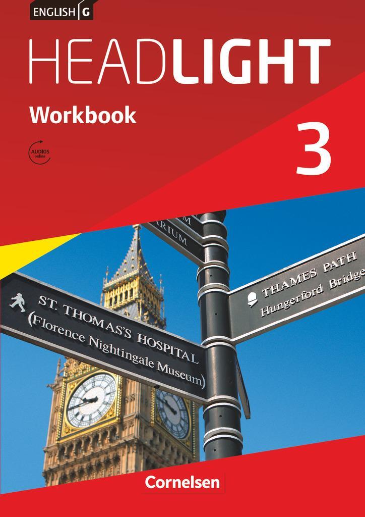 Cover: 9783060326242 | English G Headlight 03: 7. Schuljahr. Workbook mit Audios online....