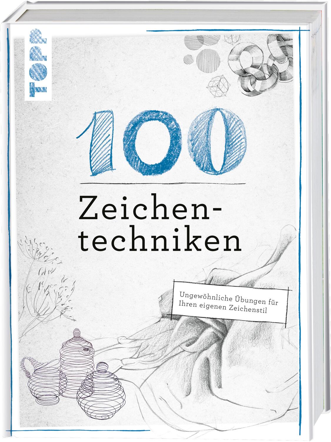 Cover: 9783772483462 | 100 Zeichentechniken | Monika Reiter (u. a.) | Buch | Deutsch | 2020