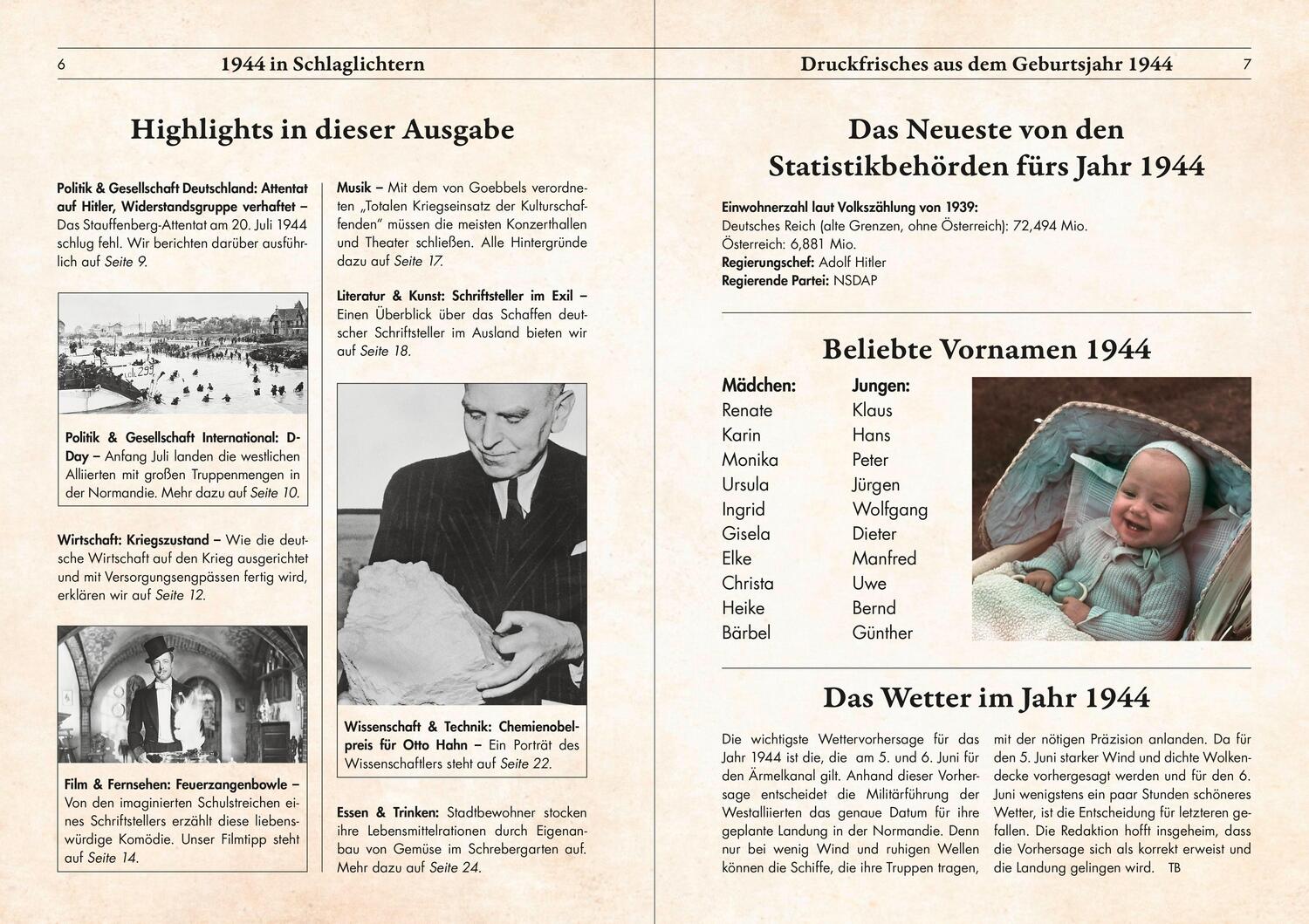 Bild: 9783629009647 | 1944 - Geburtstagskurier | Ute Wielandt | Buch | 80 S. | Deutsch