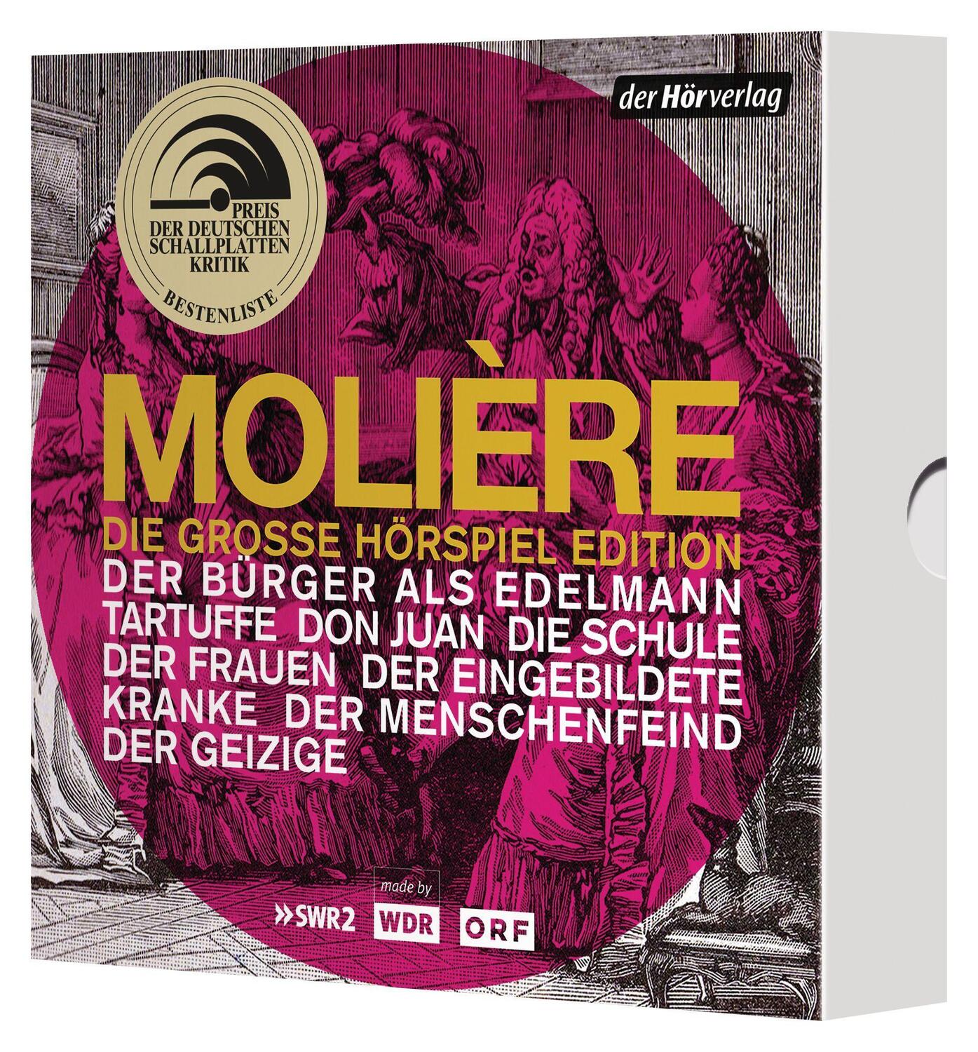 Cover: 9783844543087 | Die große Hörspiel-Edition | Molière | Audio-CD | 8 Audio-CDs | 2021
