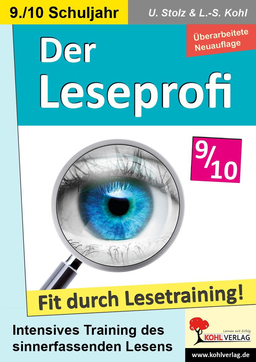 Cover: 9783988411099 | Der Leseprofi - Fit durch Lesetraining / Klasse 9-10 | Stolz (u. a.)