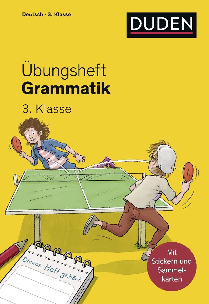 Cover: 9783411747870 | Übungsheft - Grammatik 3. Klasse | Mit Stickern und Lernerfolgskarten