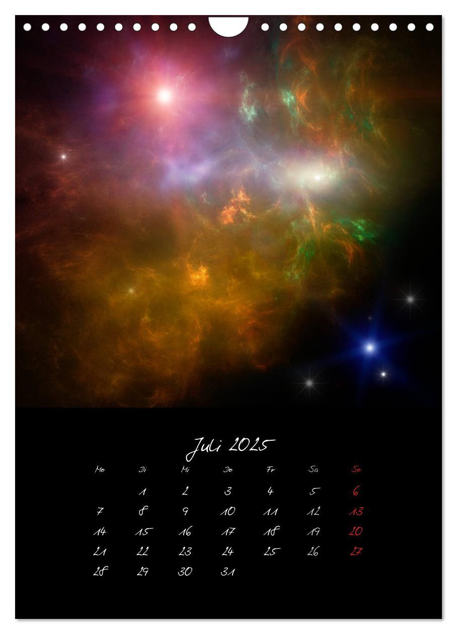 Bild: 9783457033951 | Die große Reise in dem Universum (Wandkalender 2025 DIN A4 hoch),...