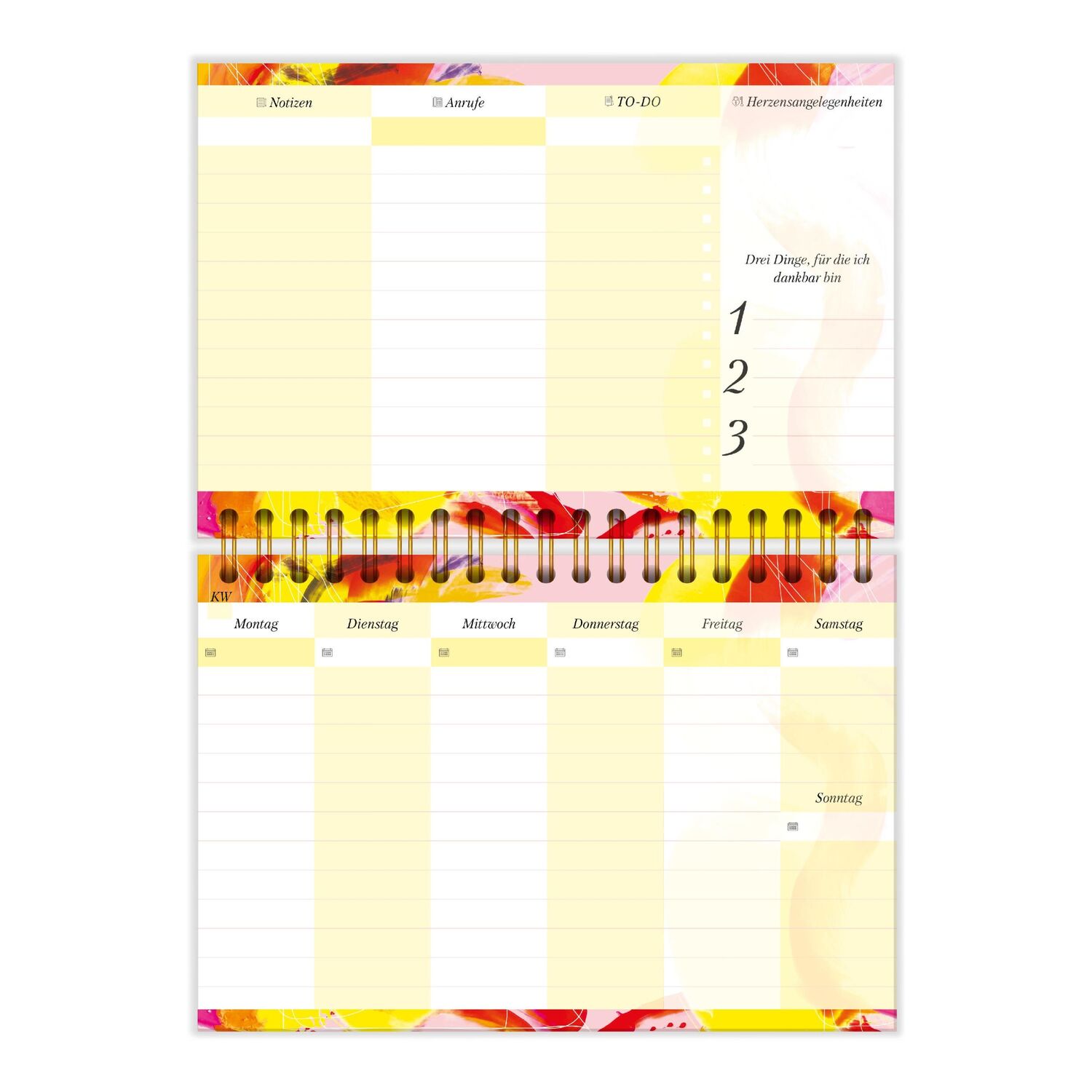 Bild: 9783989424418 | Tischkalender 2024/2025 Der ideale Tisch-Organizer ohne Datum mit...