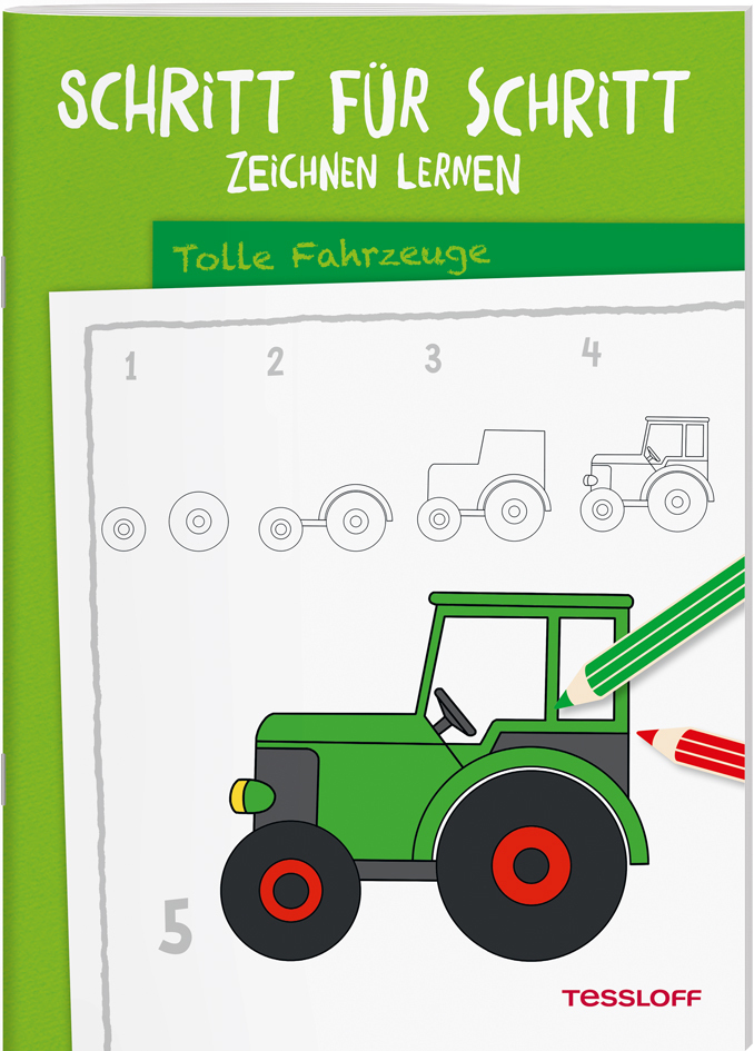 Cover: 9783788641252 | Schritt für Schritt Zeichnen lernen Tolle Fahrzeuge | Co.KG | Buch