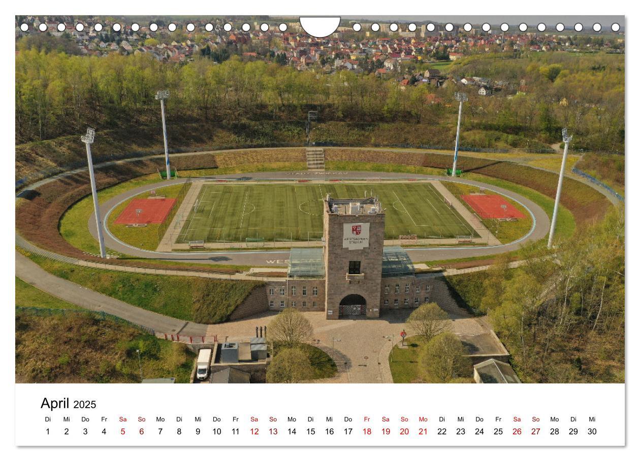 Bild: 9783383947599 | Zwickau - Luftaufnahmen (Wandkalender 2025 DIN A4 quer), CALVENDO...