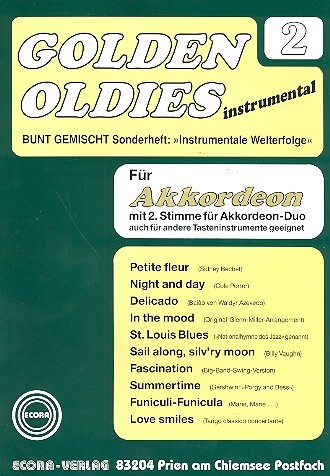 Cover: 9990050724944 | Golden Oldies Band 2 für Akkordeon Solo, Duo oder andere...