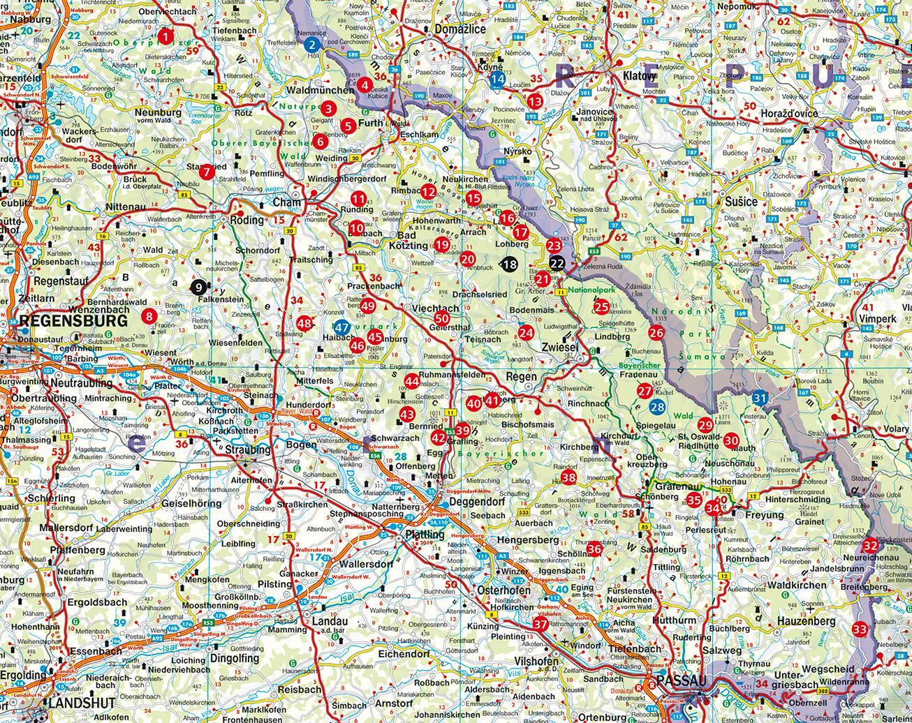 Bild: 9783763331727 | Wilde Wege Bayerischer Wald | 50 Touren mit GPS-Tracks | Eva Krötz