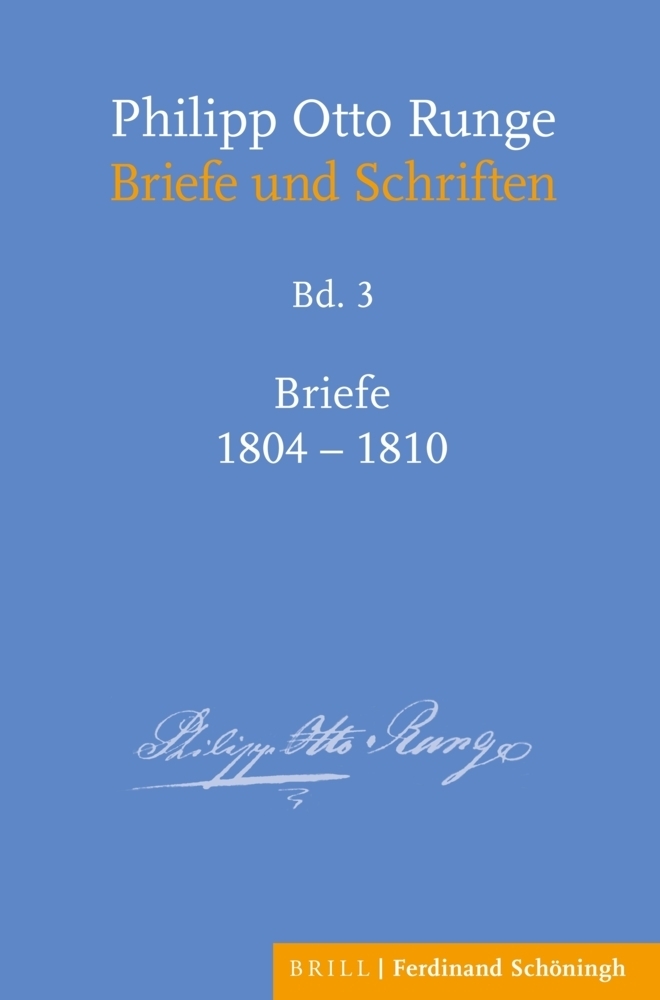 Cover: 9783506793041 | Philipp Otto Runge - Briefe 1804-1810 | York-Gothart Mix | Buch | VIII
