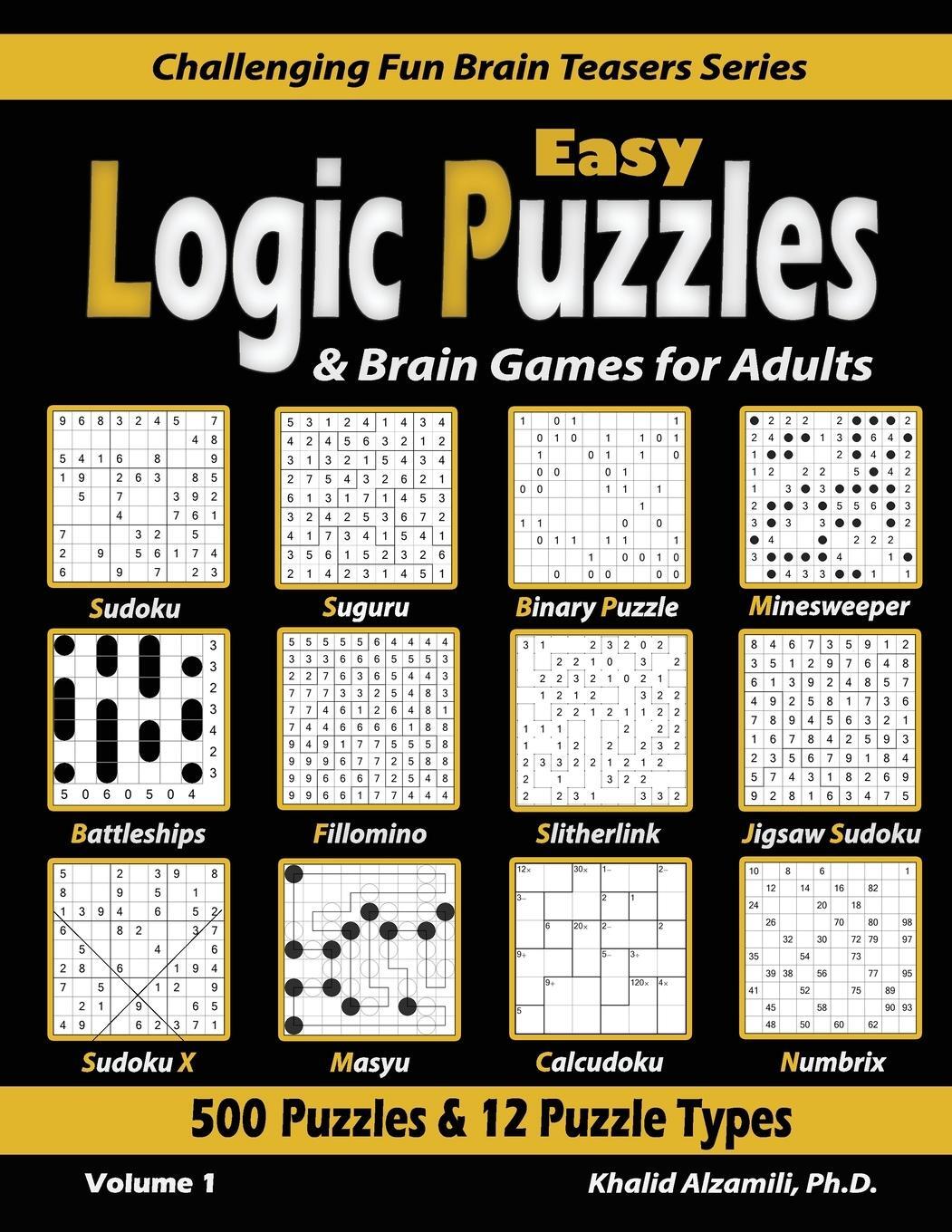 Cover: 9789922636078 | Easy Logic Puzzles &amp; Brain Games for Adults | Khalid Alzamili | Buch