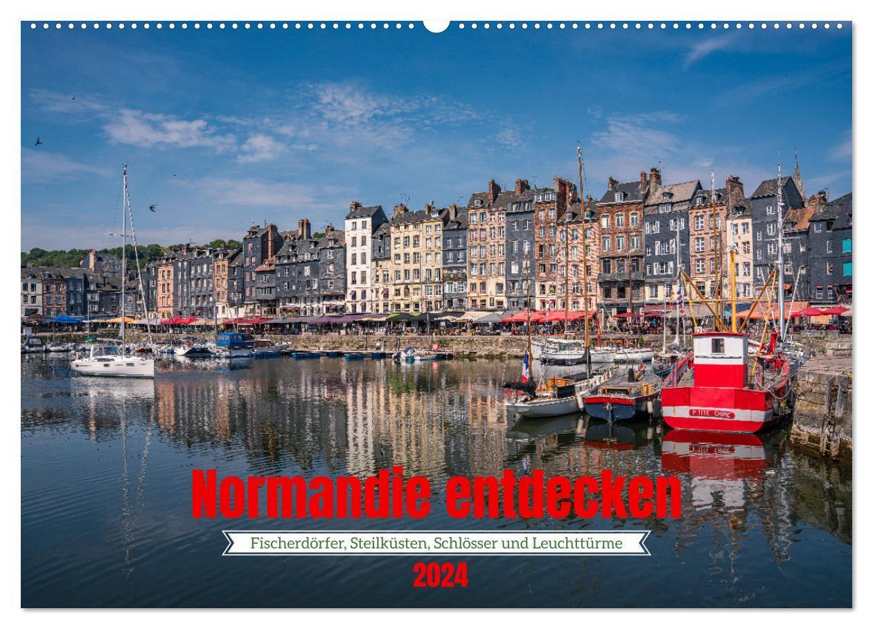 Cover: 9783383691775 | Normandie entdecken (Wandkalender 2024 DIN A2 quer), CALVENDO...