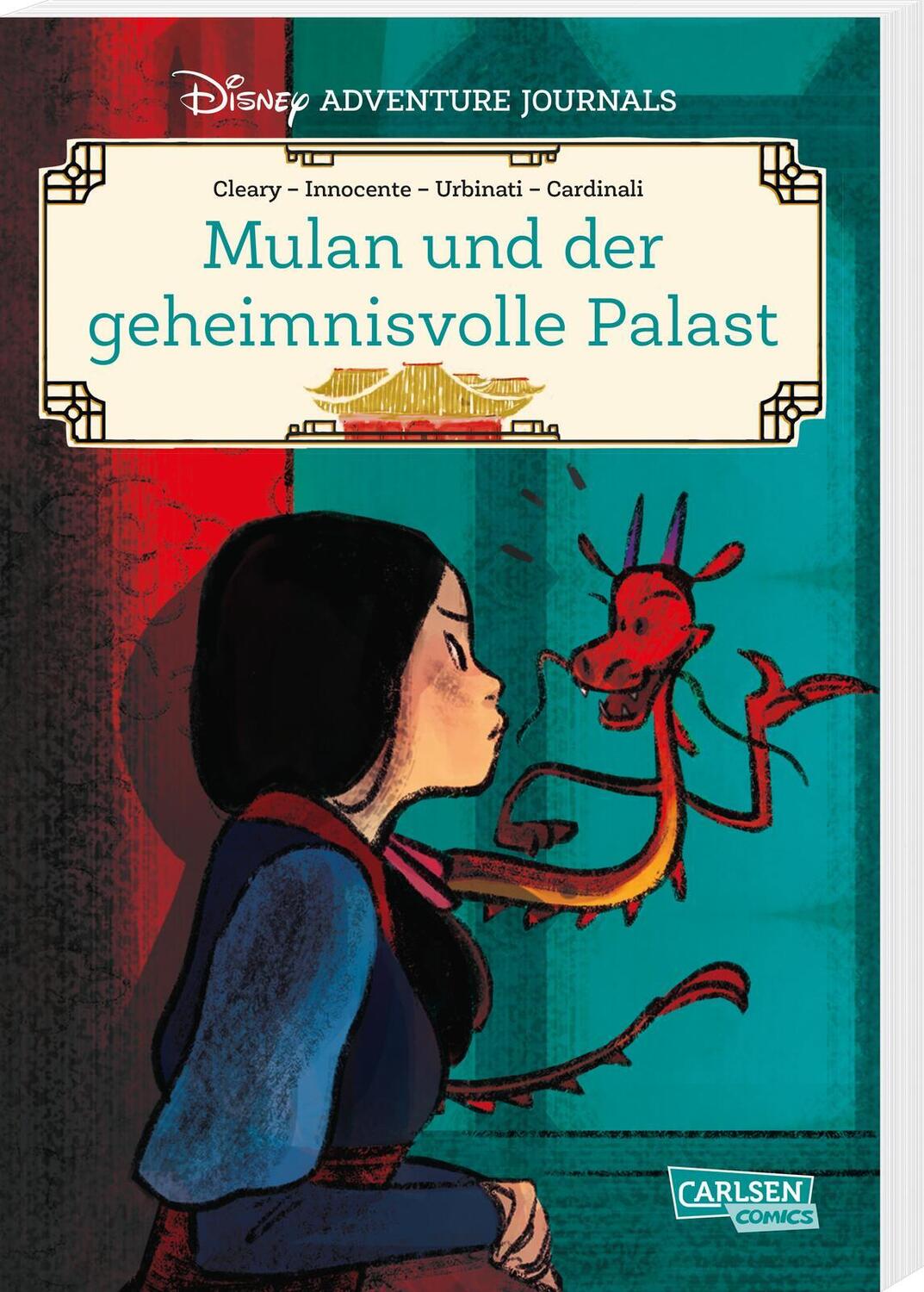 Cover: 9783551020444 | Disney Adventure Journals: Mulan und der geheimnisvolle Palast | Buch