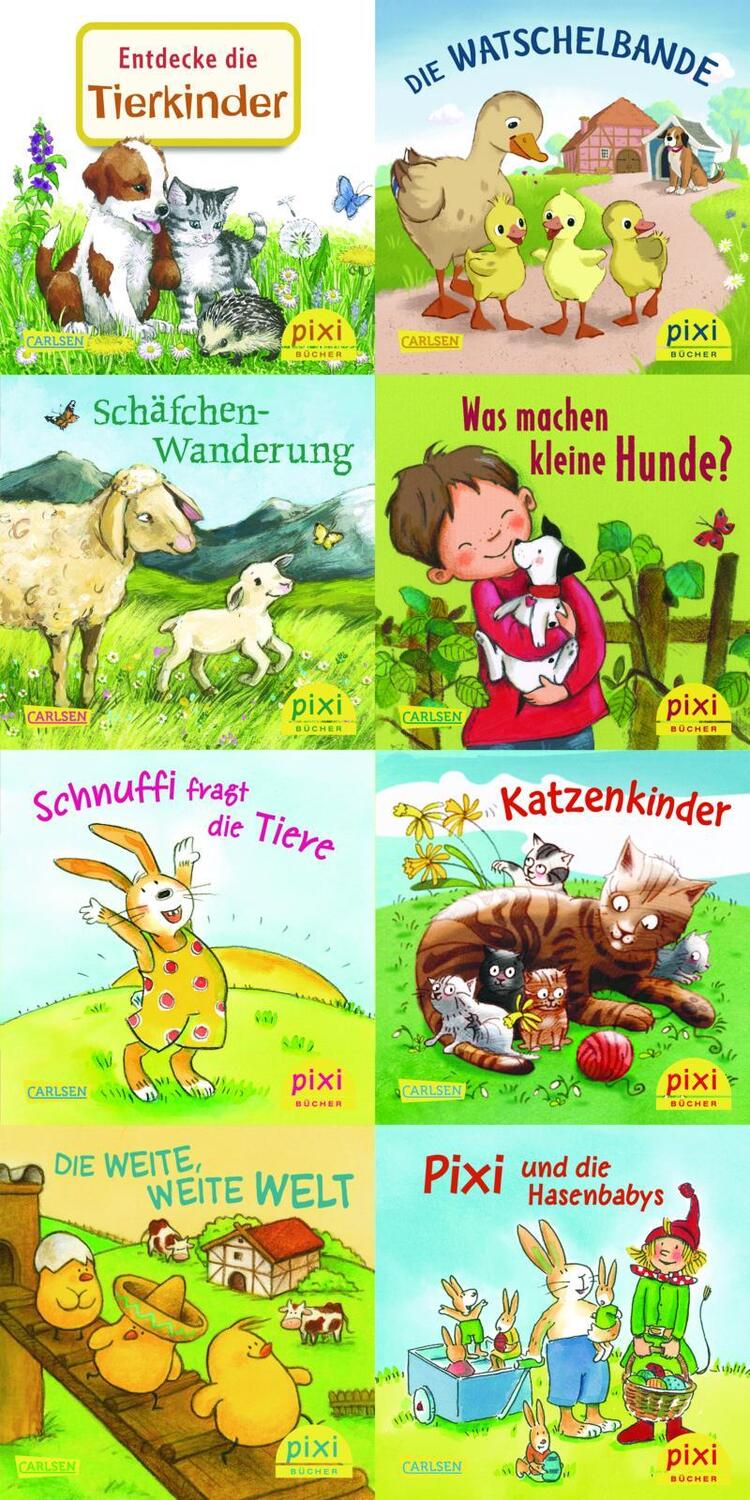 Cover: 9783551044860 | Pixi-Bundle 8er Serie 273: Pixis liebste Tierkinder (8x1 Exemplar)