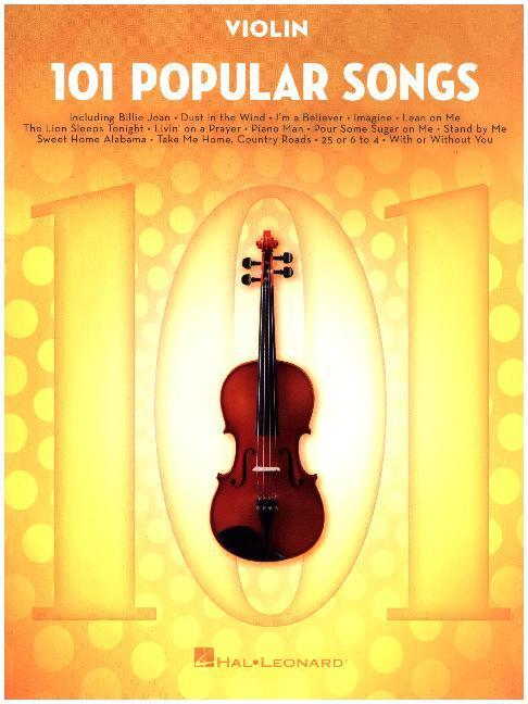 Cover: 888680671747 | 101 Popular Songs | for Violin | Instrumental Folio 101 Popular Songs