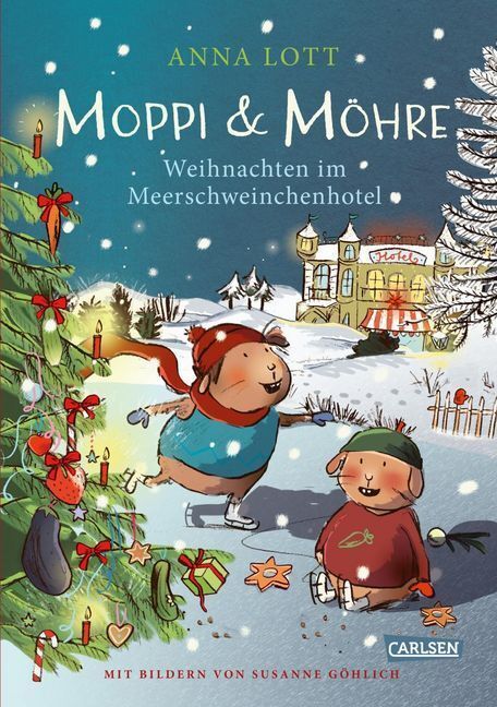Cover: 9783551553935 | Moppi &amp; Möhre - Weihnachten im Meerschweinchenhotel | Anna Lott | Buch